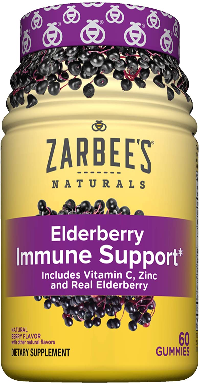 60-Count Zarbee's Naturals Elderberry Immune Support w/ Vitamins A, C, D, E & Zinc (Natural Berry Flavor) $12.13 w/ S&S + Free Shipping w/ Prime or $25+