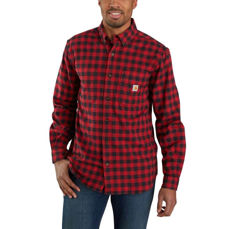 Carhartt Men's Rugged Flex Relaxed Fit Midweight Flannel Long-Sleeve Shirt from $27 + Free Shipping