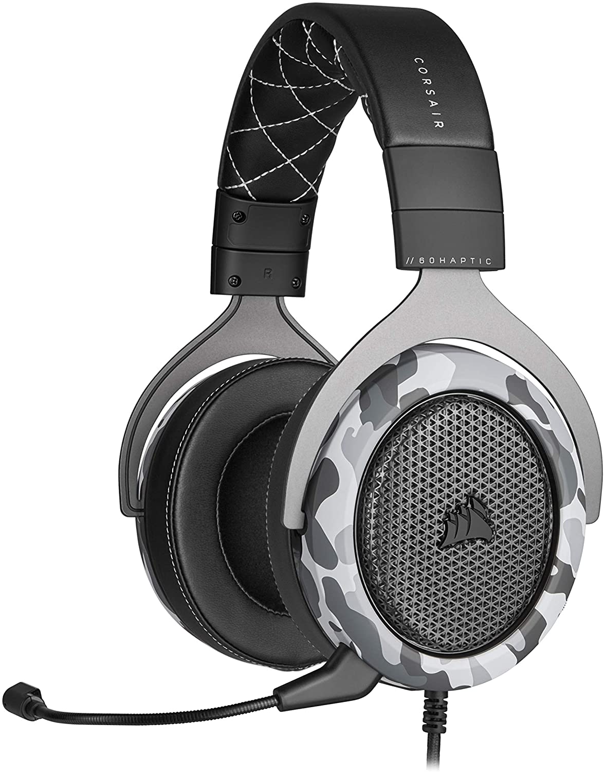 Corsair HS60 Haptic Stereo Gaming Headset w/ Haptic Bass (Black/White Camo) $79.99 + Free Shipping