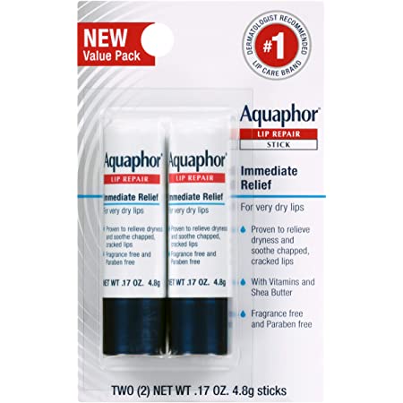 2-Pack 0.17-OZ Aquaphor Lip Repair Stick $5.57 ($2.78 Each) + Free Shipping w/ Prime or $25+