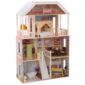 Kidkraft Savannah Wooden Dollhouse w/ 14-Piece Accessories $60 + Free Shipping