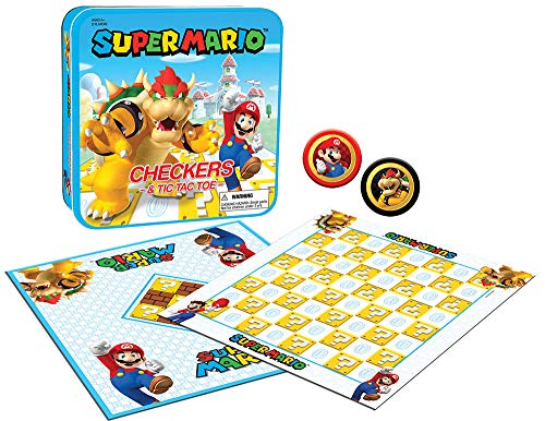 USAOPOLY Super Mario Checkers & Tic-Tac-Toe Collector's Game Set $8.93 + Free Shipping w/ Prime or $25+