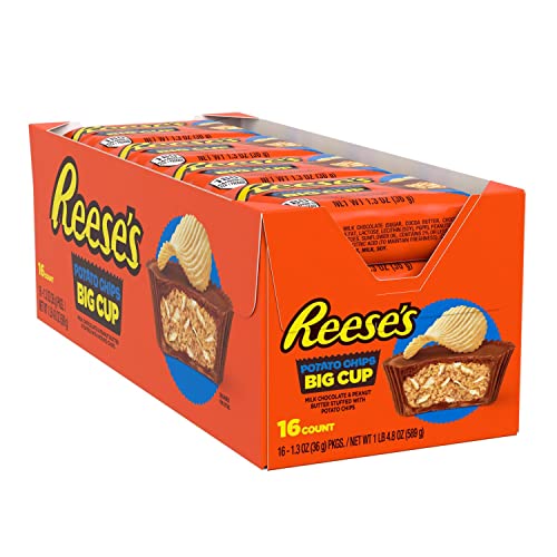 16-Count Reese's Big Cup Milk Chocolate Peanut Butter w/ Potato Chip Candy $12.34 + Free Shipping w/ Prime or $25+