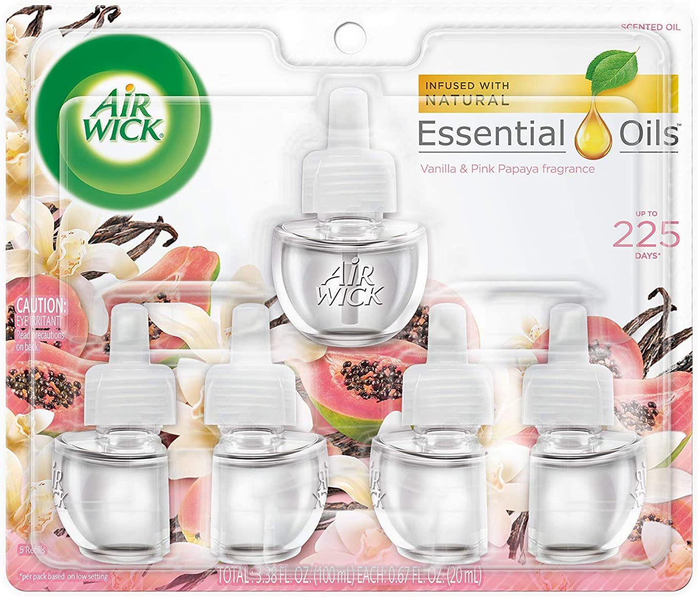 5-Pack Air Wick Plug In Scented Oil (Vanilla/Pink Papaya) $7.19 + Free Shipping w/ Prime or $25+