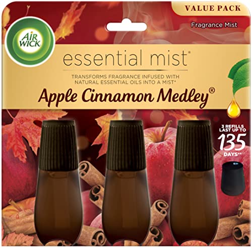 3-Count Air Wick Essential Mist Refill (Apple Cinnamon Medley) $7.74 w/ S&S + Free Shipping w/ Prime or $25+