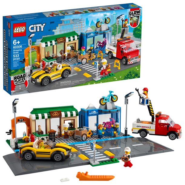 533-Piece LEGO City Shopping Street Building Kit (60306) $64 + Free Shipping