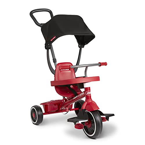 Prime Members Radio Flyer Pedal & Push 4in1 Stroller N Trike (Red