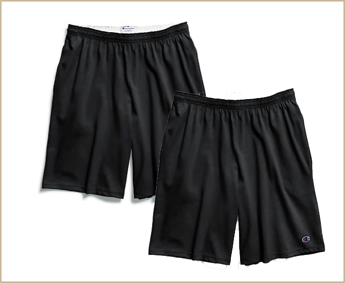 Champion Men's 9" Cotton Workout Shorts w/ Pockets 2 for $22.50 ($11.25 Each) + Free Shipping