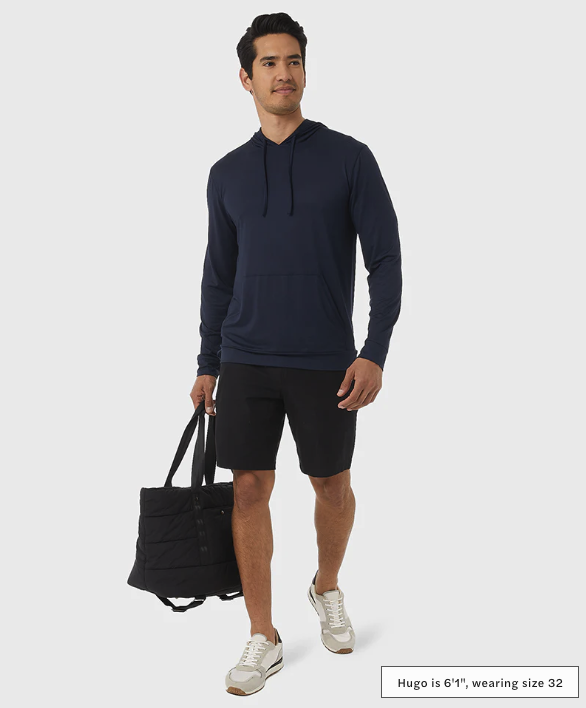 32 Degrees Apparel: Men's Stretch Woven Short (7" or 9") $13, Women's Soft Rib Swing Dress $8, More + Free Shipping on $24+