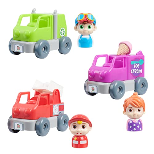 3-Piece Cocomelon Build a Vehicle Playset $7.93 + Free Shipping w/ Prime or $25+
