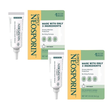 0.5-Ounce Neosporin Simply Formula 2 for $10.07 or 0.5-Ounce Neosporin + Lidocaine First Aid Antibiotic Ointment 2 for $11.38 + Free Shipping w/ Prime or on $35+