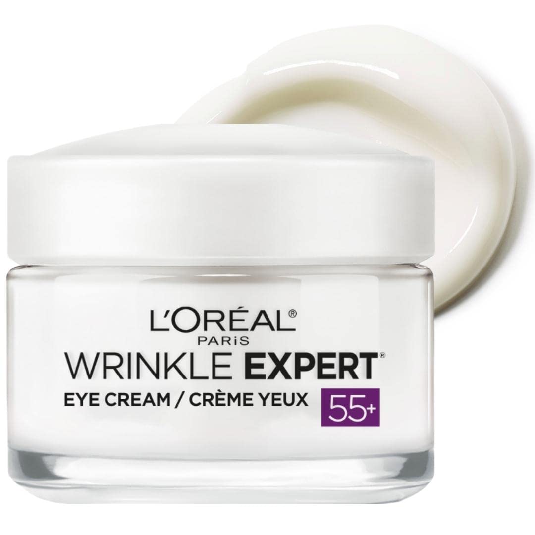 1.7-Ounce L'Oreal Paris Wrinkle Expert 55+ Anti-Wrinkle Eye Cream $6.34 w/ S&S + Free Shipping w/ Prime or on $35+