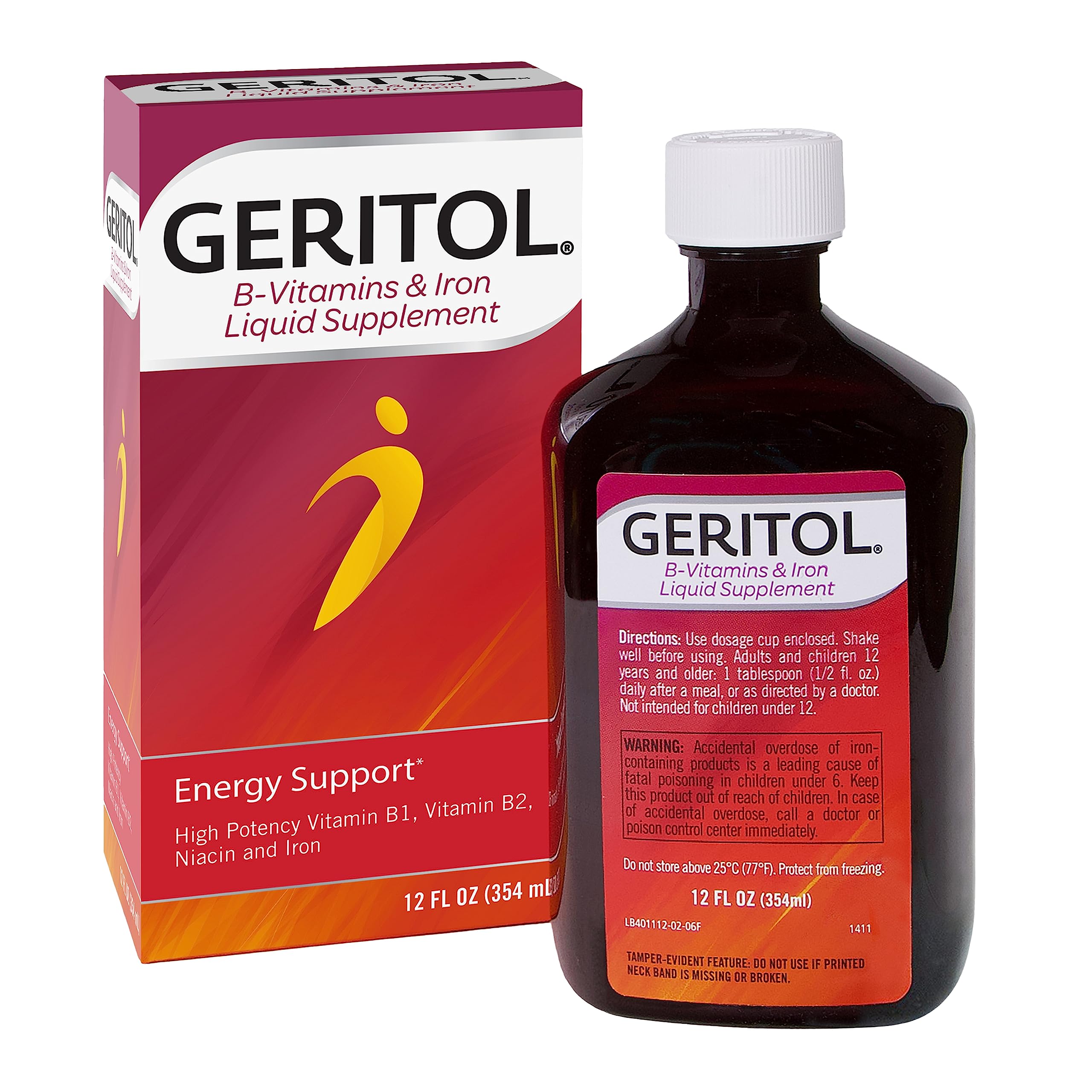 12-Ounce Geritol Liquid Vitamin and Iron Supplement $5.69 w/ S&S + Free Shipping w/ Prime or on $35+