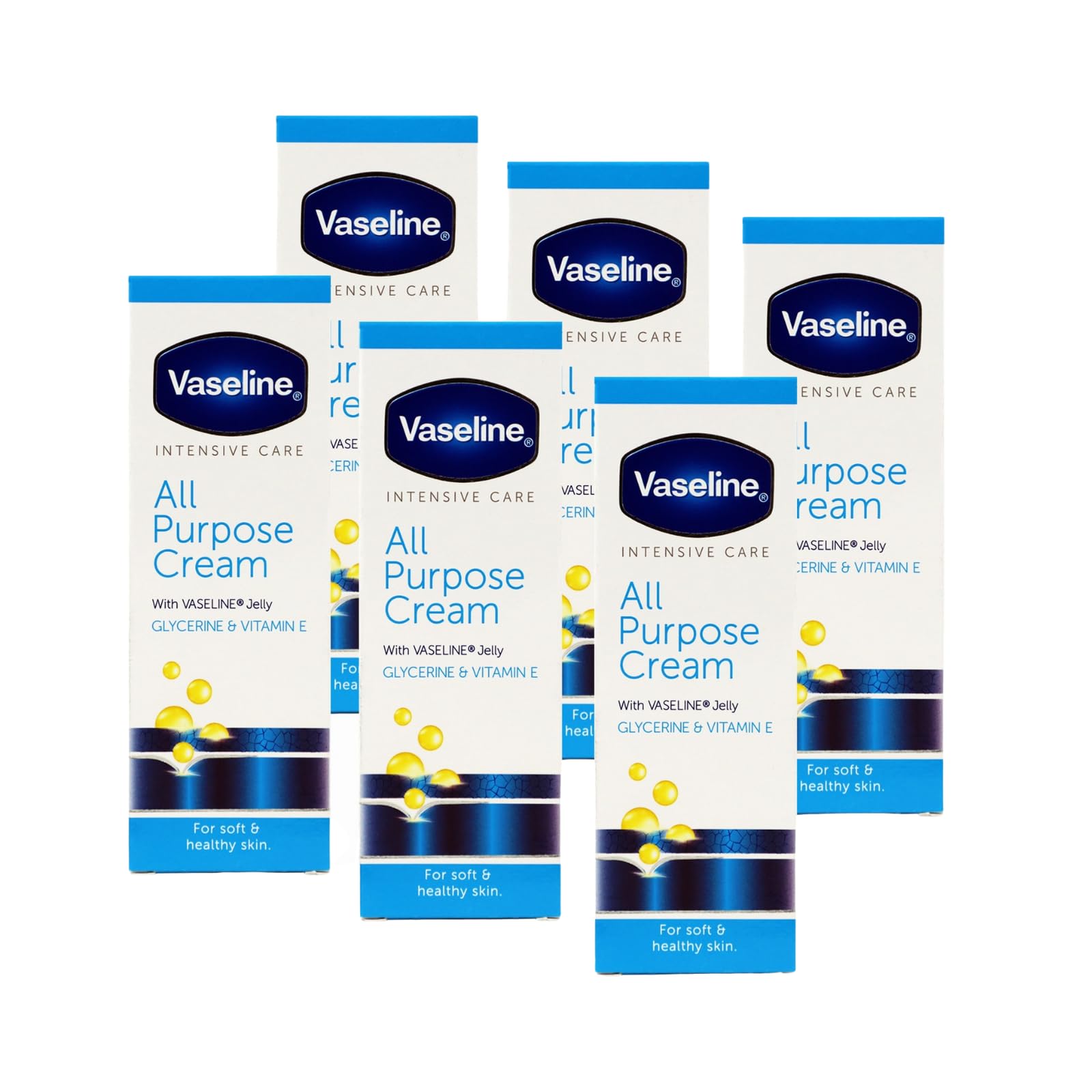 6-Pack 1.41-Ounce Vaseline Intensive Care All Purpose Cream $4.65 ($0.77 each) w/ S&S + Free Shipping w/ Prime or on $25+
