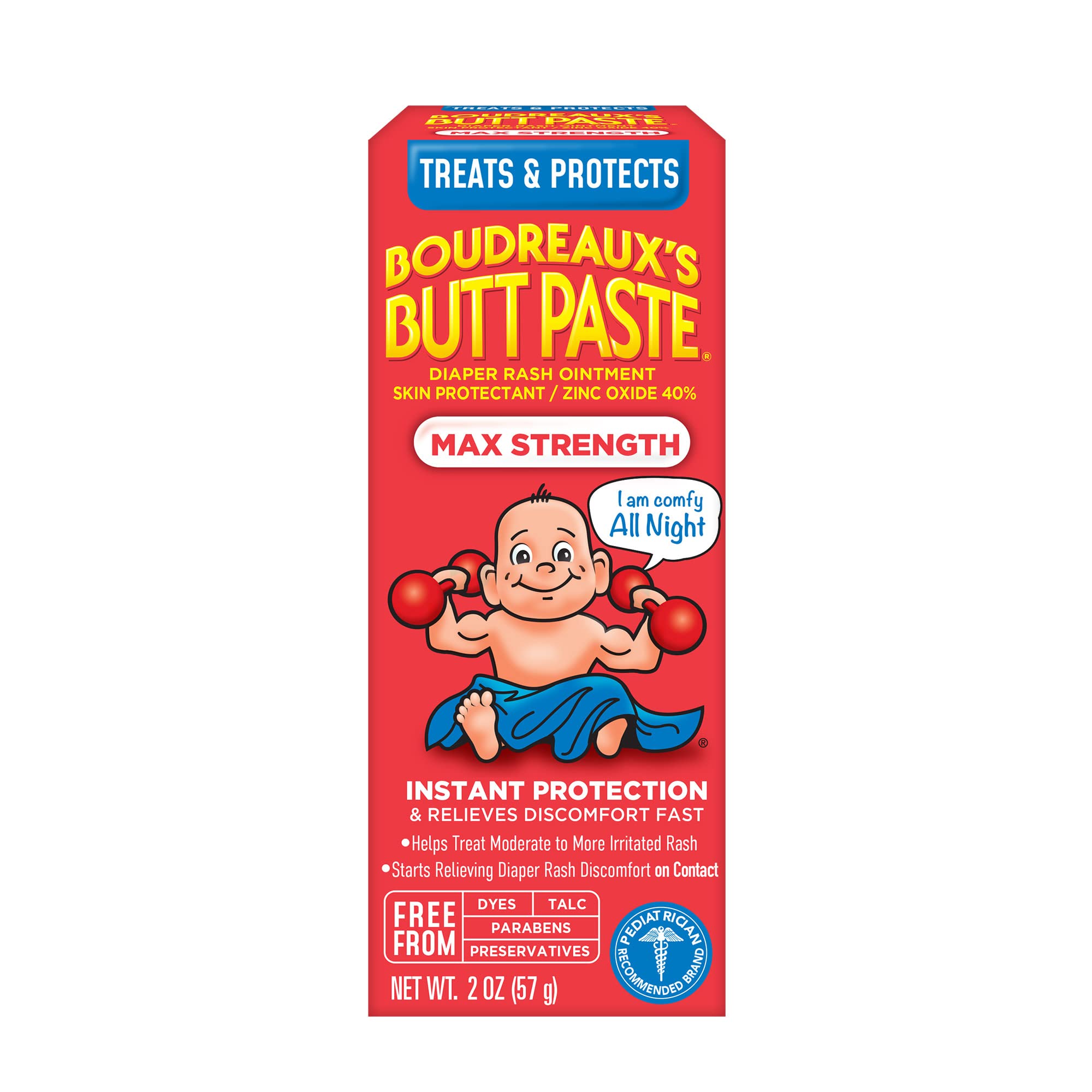 2-Ounce Boudreaux's Butt Paste Maximum Strength Diaper Rash Cream $3.71 w/ S&S + Free Shipping w/ Prime or on $35+