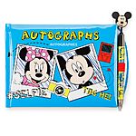 shopDisney Mystery Savings: Disney Autograph Book Photo Album w/ Pen (various) $6.96, Kids' Sunglasses (Toy Story, Frozen) $4.19, More + Free Shipping