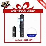 Olight New User Favorite Pack Four Lights from $61.50, More + Free Shipping