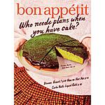 Bon Appetit (10 Issues) $4.95/Year + Free Shipping
