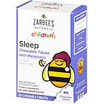 50-Count Zarbee's Naturals Children's Sleep w/ Melatonin Chewable Tablets $6.01 w/ S&amp;S + Free Shipping w/ Prime or $25+
