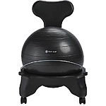Gaiam Classic Balance Ball Chair w/ Base and Caster Wheels (Black) $40 + Free Shipping