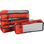 4-Piece Amazon Basics Slim Travel Cubes Set (Red) $9.99 + Free Shipping w/ Prime or on $35+