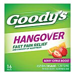 16-Count Goody's Hangover Powders (Berry Citrus) $4.07 w/ S&amp;S + Free Shipping w/ Prime or on $35+