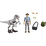 Mattel Jurassic World Mattel Jurassic Park III Hammond Collection Dr. Alan Grant &amp; Velociraptor Pack, Raptor Egg Accessories $8.74 + Free Shipping w/ Prime or on $35+