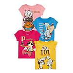4-Pack Toddler Girls' Graphic T-Shirts: Disney Classics, Harry Potter or Peanuts $10