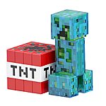 5.5&quot; Mattel Minecraft Diamond Level Creeper Action Figure &amp; Die-Cast Accessories $8.99 + Free Shipping w/ Prime or on $35+