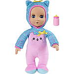 11&quot; Luvzies by Luvabella Cuddly Baby Doll with Bottle Accessory $6.94 + Free S&amp;H w/ Walmart+ or $35+