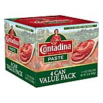 4-Pack 6-Oz Contadina Roma Tomato Paste Cans $3.15 w/ Subscribe &amp; Save