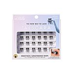 24-Count Kiss Falscara DIY Eyelash Extension Lengthening Wisps $5.47 + Free Shipping w/ Prime or on $35+