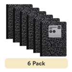 6-Pack Pen+Gear 80-Sheet Composition Wide Ruled Notebook (7.5&quot; x 9.75&quot;) $2.28 + Free S&amp;H w/ Walmart+ or on $35+