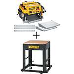 13&quot; 15 Amp Heavy-Duty 2-Speed Thickness Wood Working Planer w/ Knives, Tables &amp; Planer Stand $699