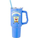 40-Ounce Silver Buffalo SpongeBob SquarePants “Imaginaaation!” Stainless Steel Tumbler with Handle $10.76 + Free Shipping w/ Prime or on $35+