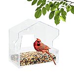 Perky-Pet Wild Bird 0.5 lb Plastic Window Bird Feeder  $5.25 + Free Shipping w/ Prime or on $35+
