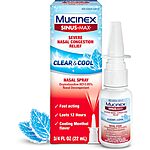 3/4-Ounce Mucinex Sinus-Max Nasal Spray Decongestant $4.59 + Free Shipping w/ Prime or on $35+