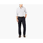 Dockers: Exta 40% Off Select Sale Styles: Men's Straight Fit Sig Khaki Pants (navy) $12, Men's Slim Fit All Season Tech Jean Cut Pants (khaki, grey) $15 &amp; More + FS on $75+