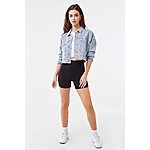 Forever 21 Coupon: 30% Off Sale Items: Women's Ribbed High-Rise Biker Shorts $4.20, Men's Sombra Overwatch Graphic Tee $7 &amp; More + Free Shipping on $50+