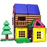 48-Piece Magformers Log Cabin Magnet Building Blocks $30 + Free Shipping