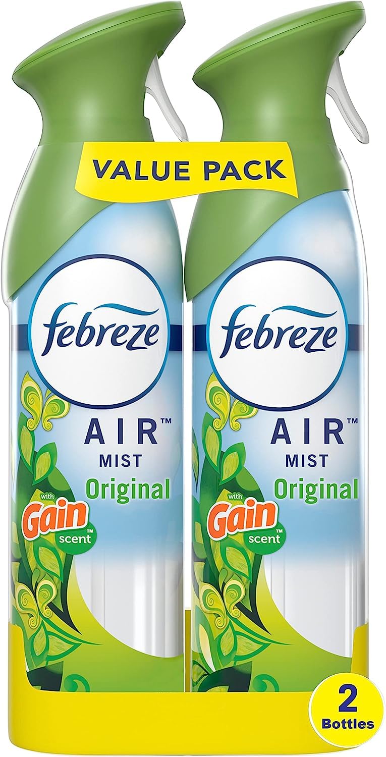 2-Pack 8.8-Ounce Febreze Odor-Fighting Air Freshener (Gain Original Scent, Linen & Sky) $4.51 w/ S&S + Free Shipping w/ Prime or on $35+