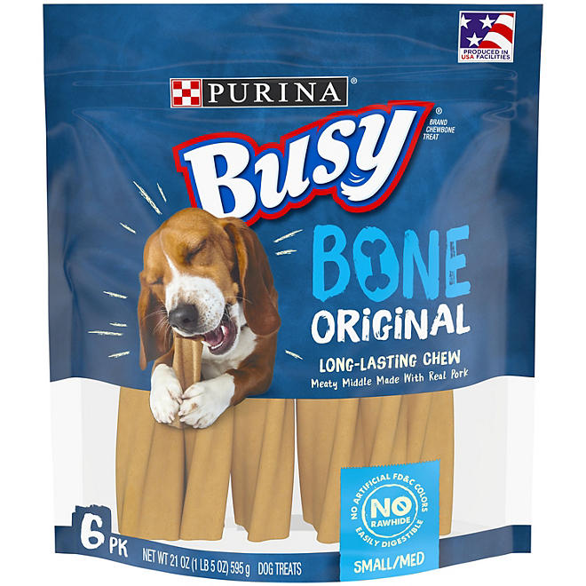 Sam's Club: 6-Count Purina Busy Bones for Small/Medium Dogs (Original) $4.12 + Free Shipping for Plus Members
