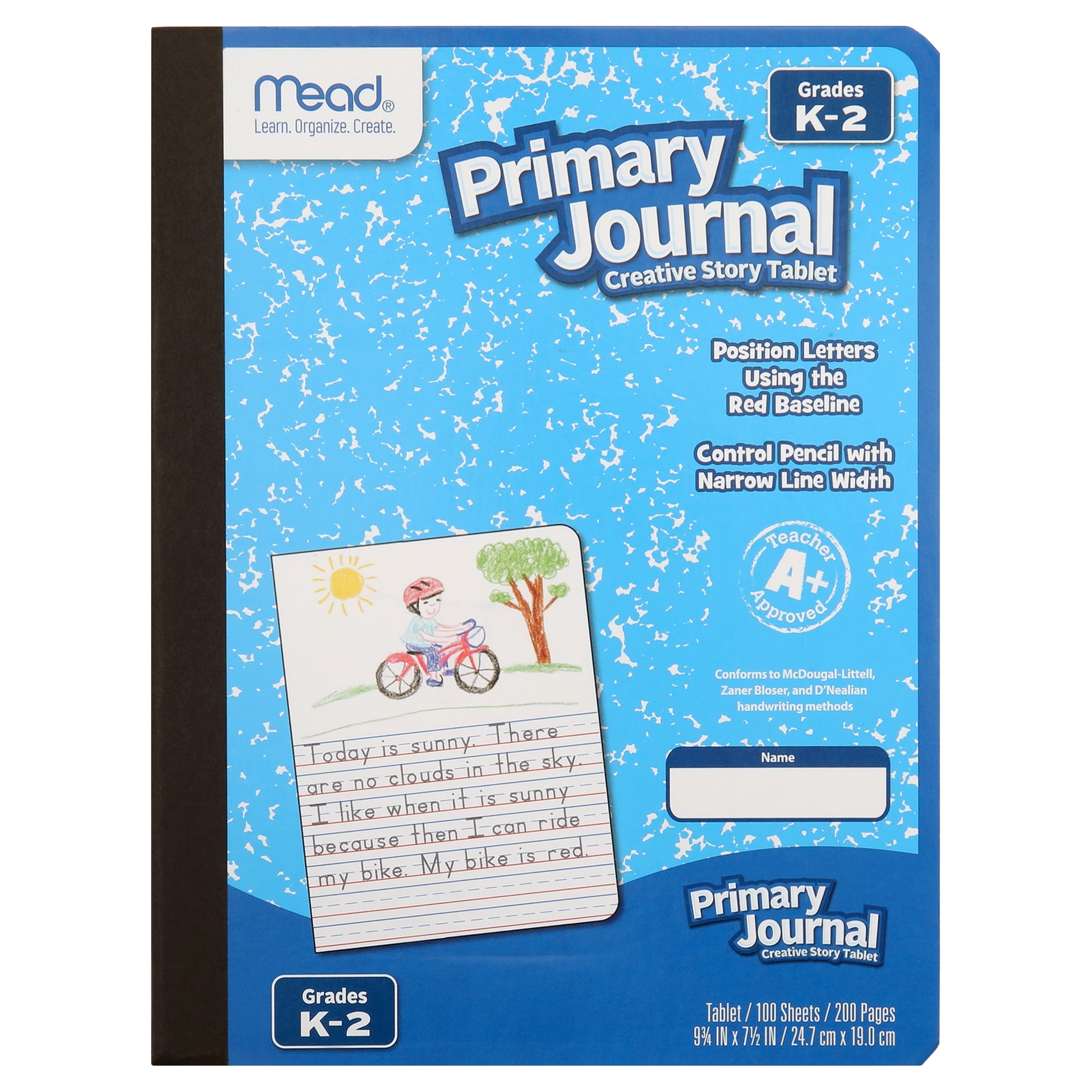 100-Sheet Mead Primary Journal Half Page Ruled for Early Learning $0.50 + Free S&H w/ Walmart+ or $35+
