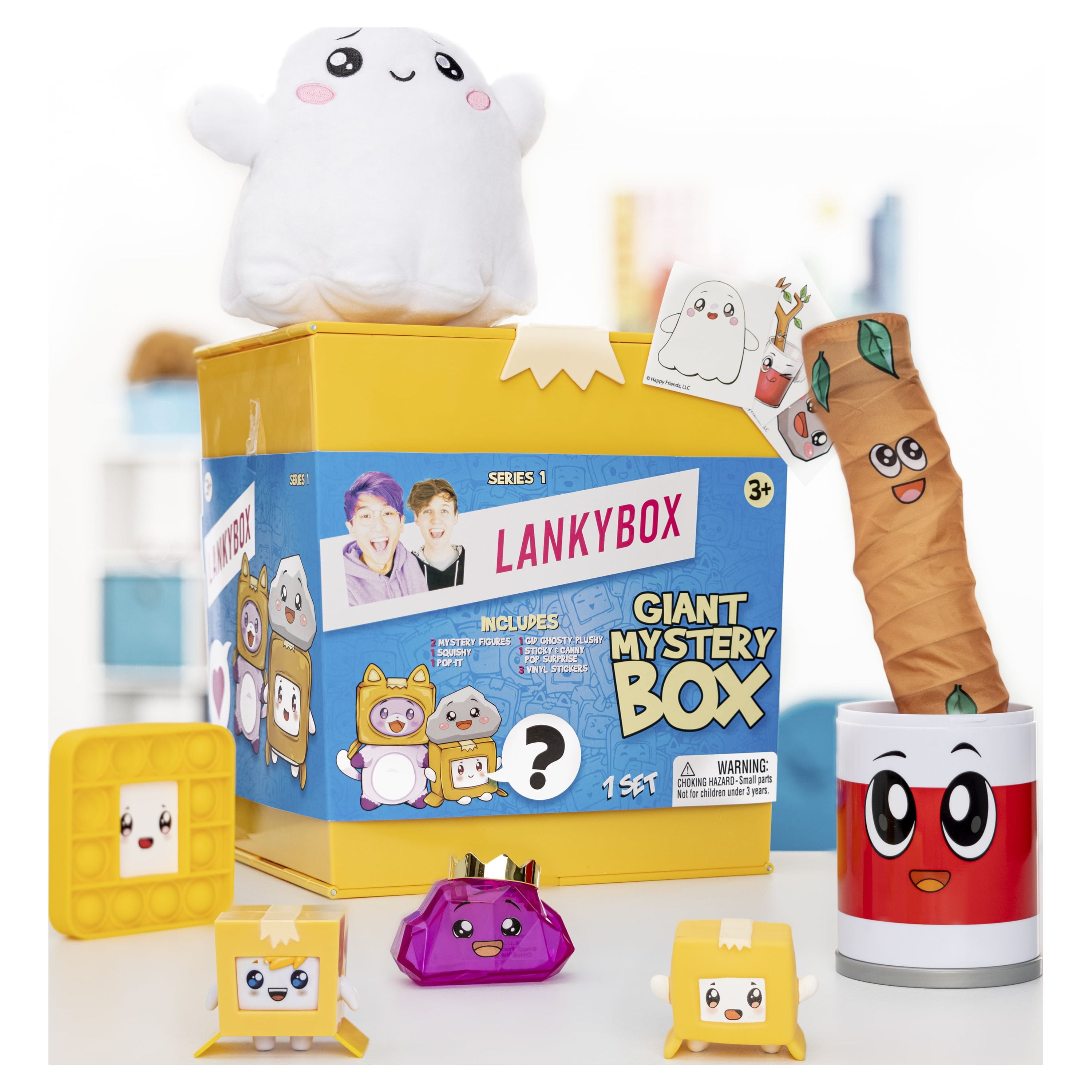 7-Piece Lankybox Big Boxy Mystery Box  $20  + Free S&H w/ Walmart+ or $35+