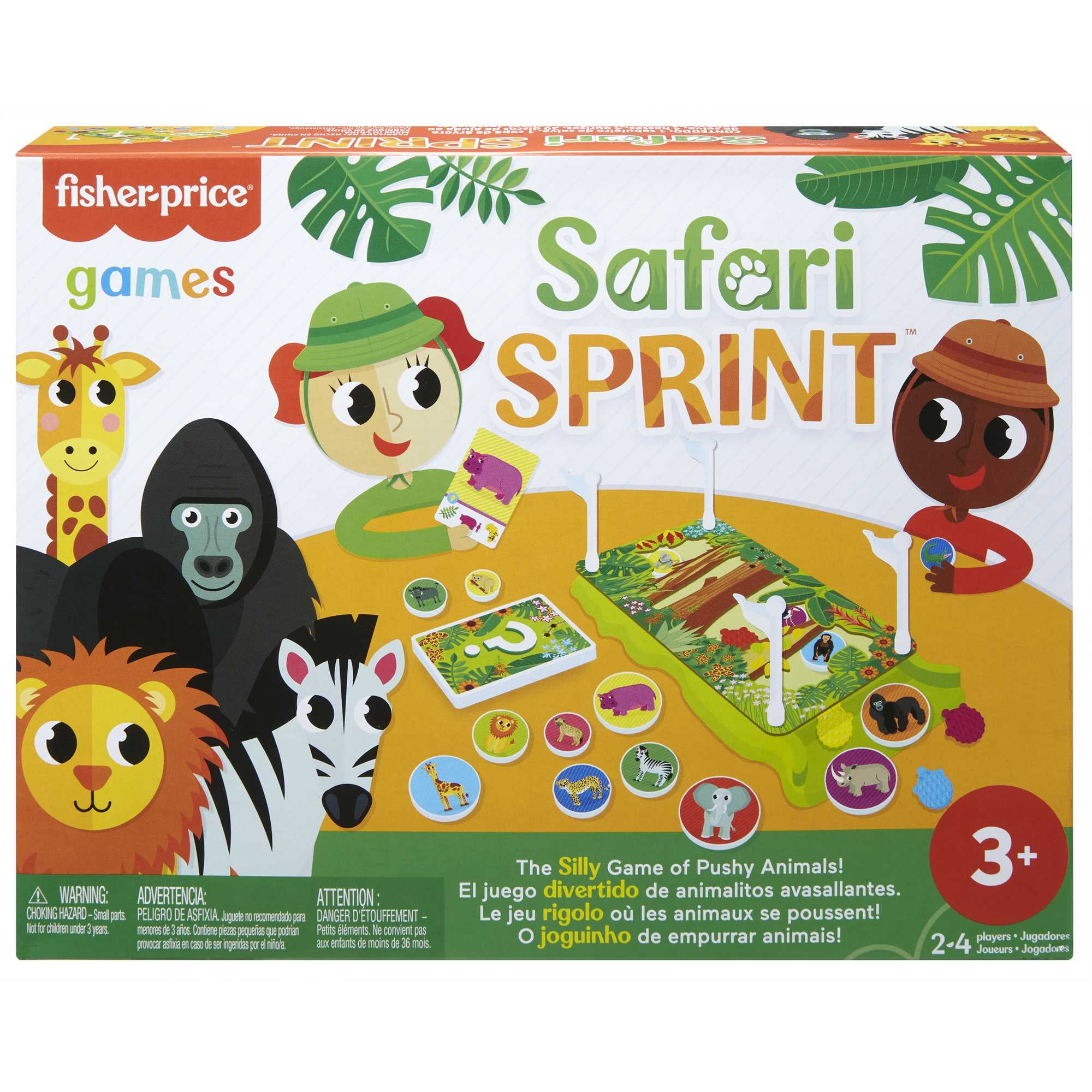 Fisher-Price Safari Sprint Kids Game with Cards & Tokens $4.47 + Free S&H w/ Walmart+ or $35+