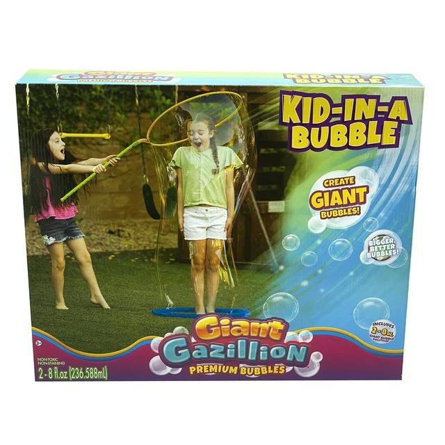 Gazillion Giant Bubbles Kid-In-A-Bubble Wand $6.60 + Free S&H w/ Walmart+ or $35+