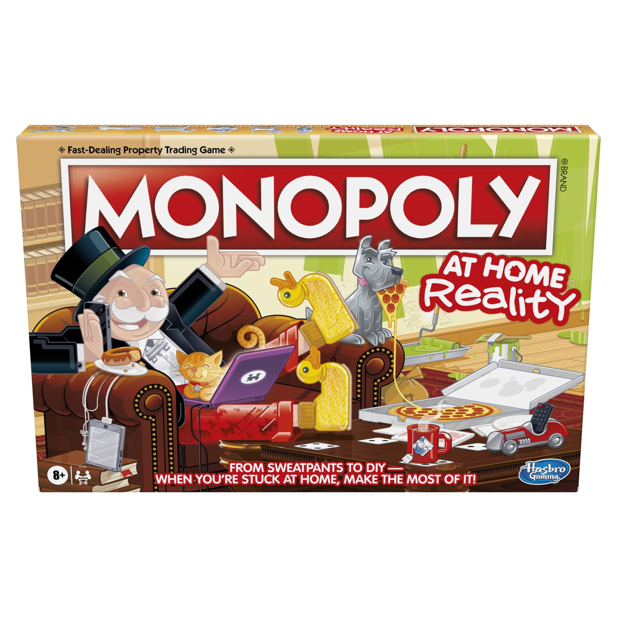 Monopoly Game: At Home Reality Edition Family Board Game $8.41 + Free S&H w/ Walmart+ or $35+
