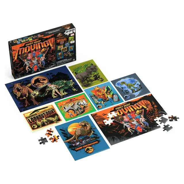 8-Pack Jurassic World Camp Cretaceous Kids' Puzzles $4 + Free S&H w/ Walmart+ or $35+