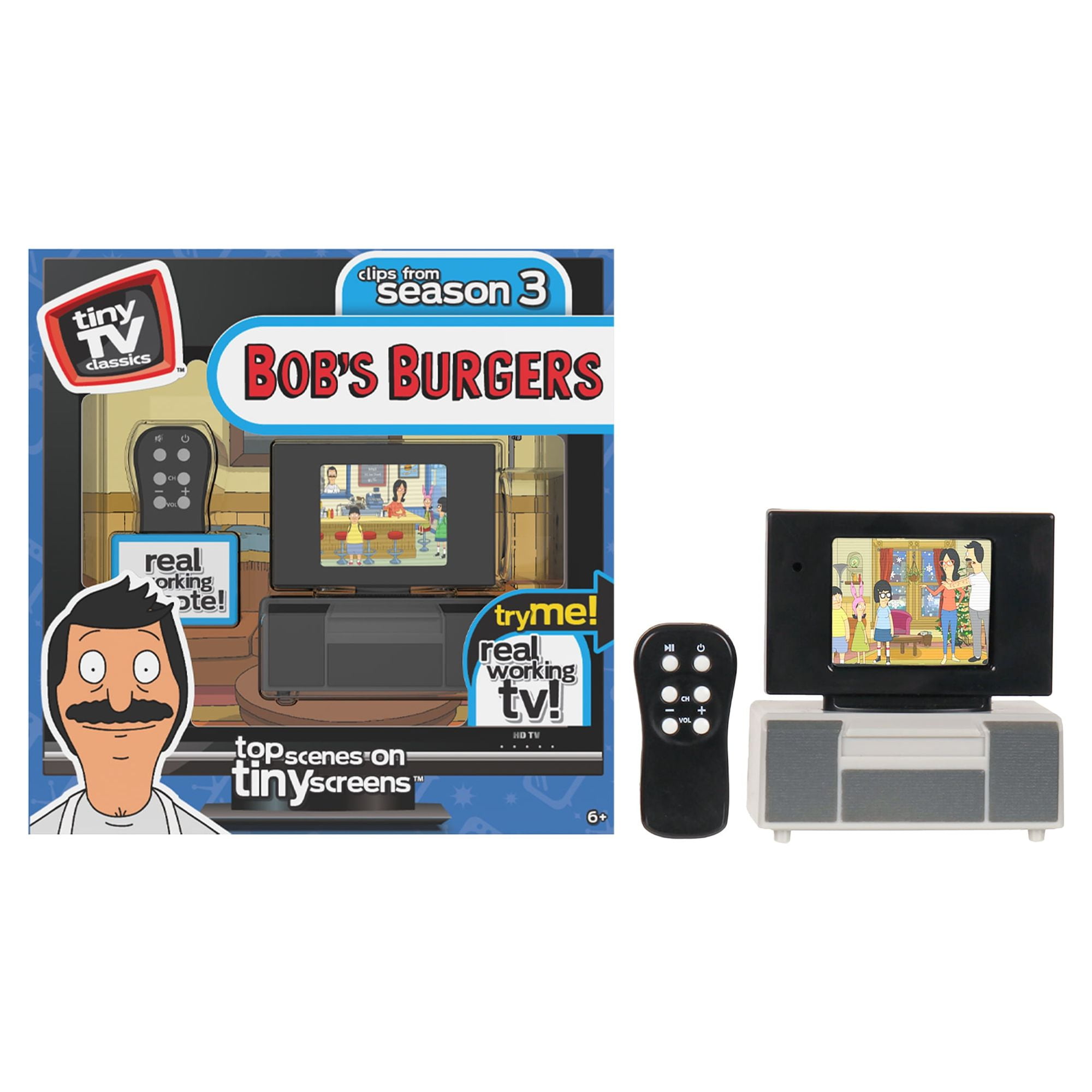 Tiny TV Classics: Bob's Burgers Edition or The Big Bang Theory Edition Collectible Toy $7.41 + Free S&H w/ Walmart+ or $35+