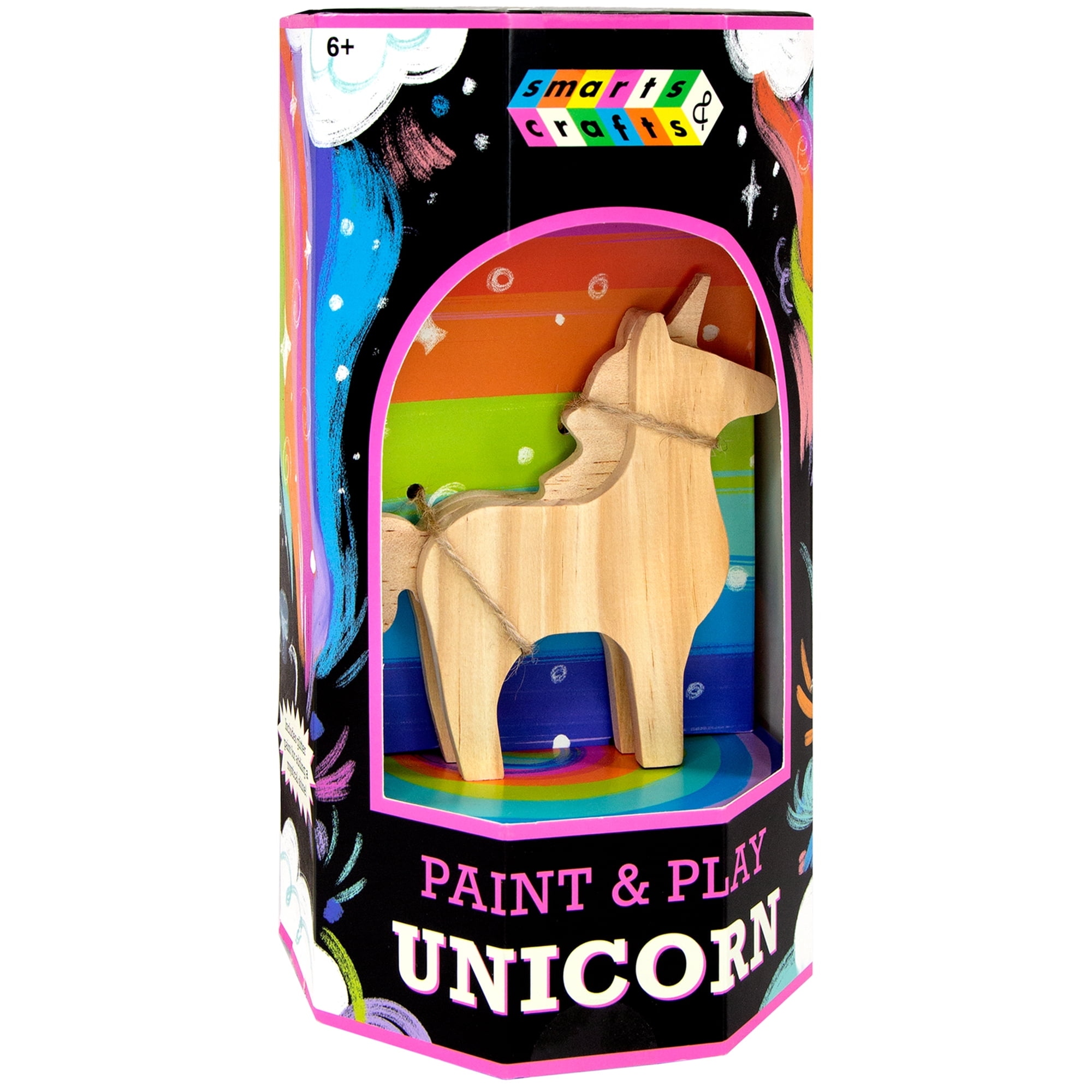 15-Piece Smarts and Crafts Paint and Play Wood Unicorn $4.27 + Free Shipping w/ Prime or on $35+